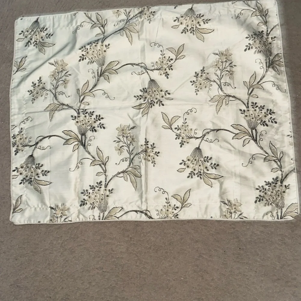 Lauren Ralph Lauren Plage d'Or Floral Sateen Beige Brown Pillow Standard Sham